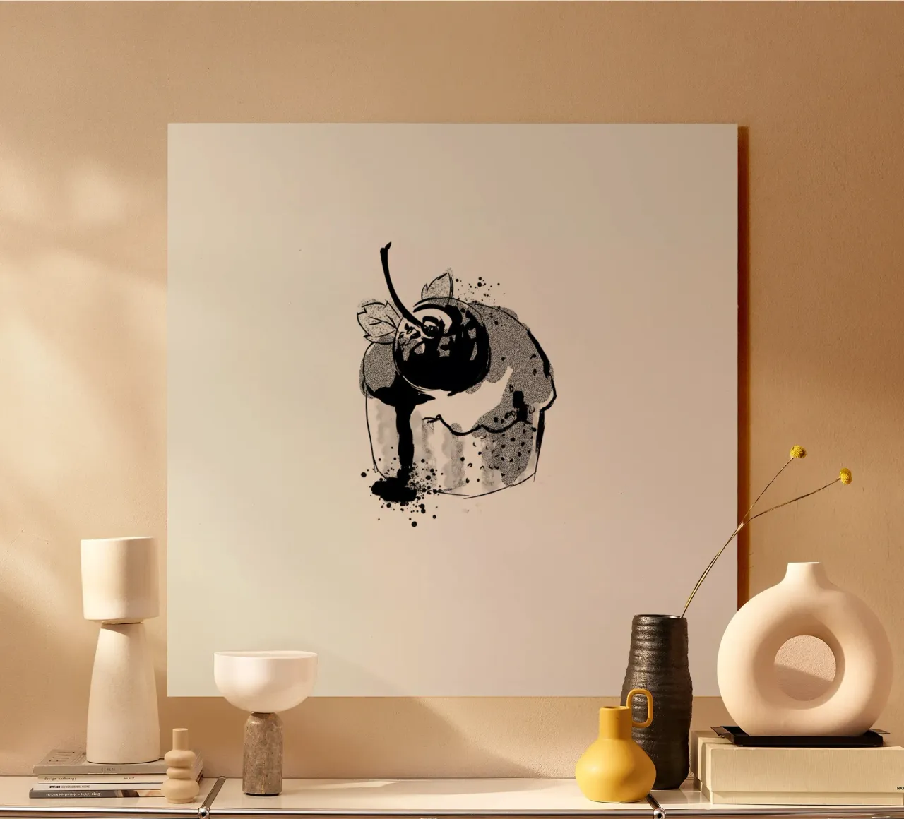 Cherry Cake pannello forex da Kateřina Bažantová