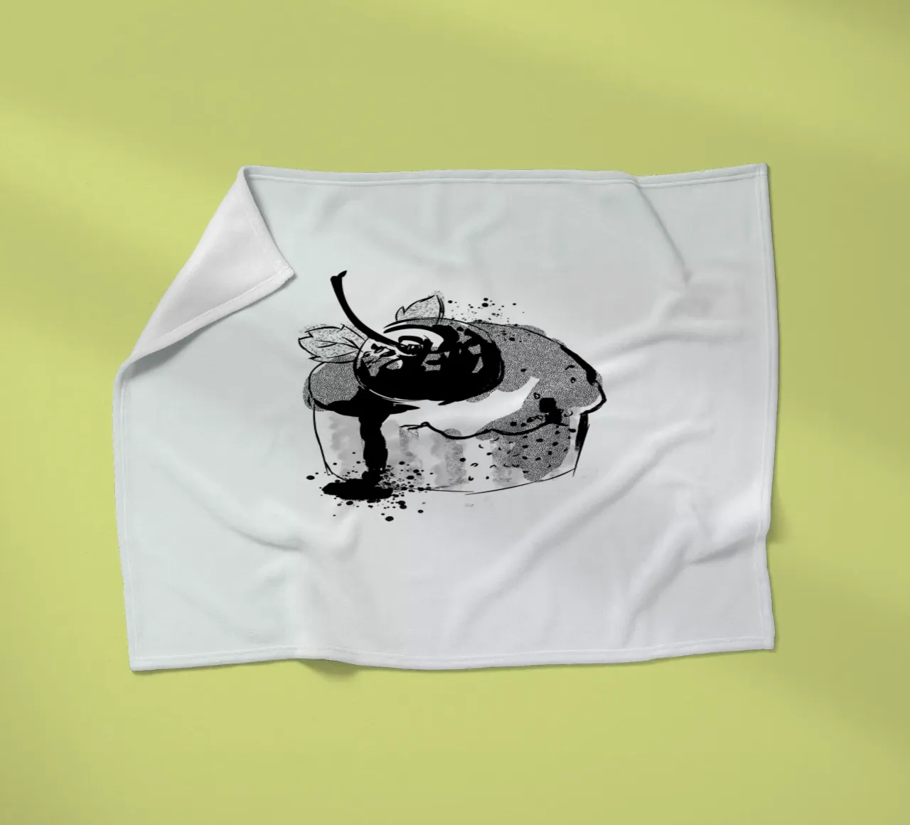 Cherry Cake Fleecedecke von Kateřina Bažantová