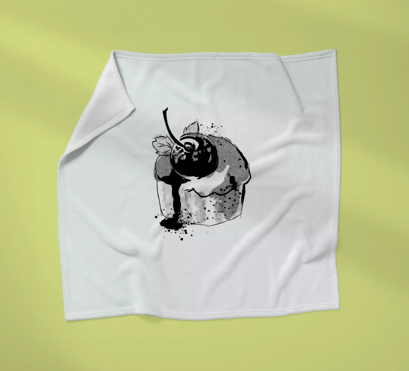 Cherry Cake fleecedeken van Kateřina Bažantová