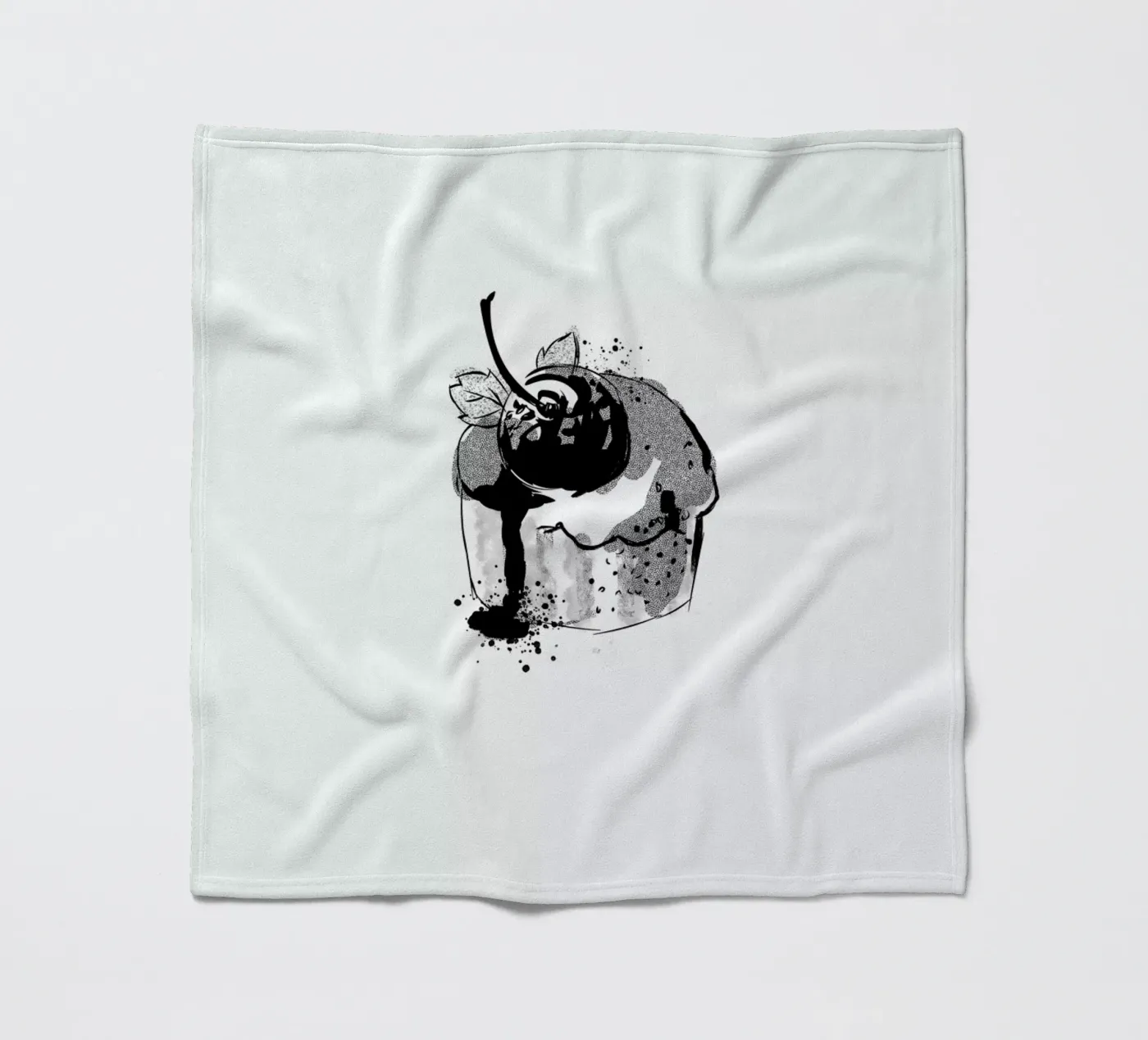 Cherry Cake fleecedeken van Kateřina Bažantová