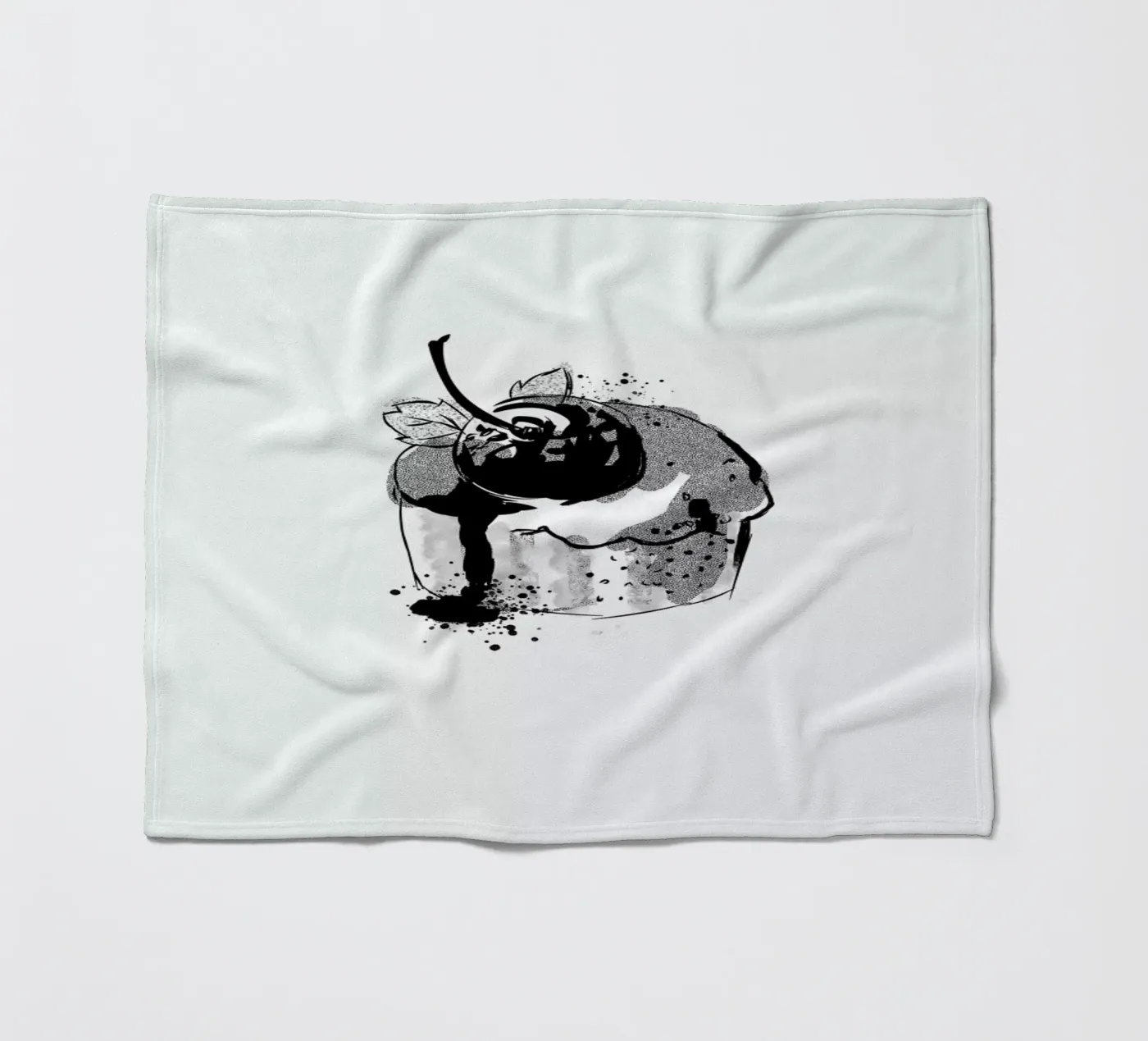 Cherry Cake fleecedeken van Kateřina Bažantová