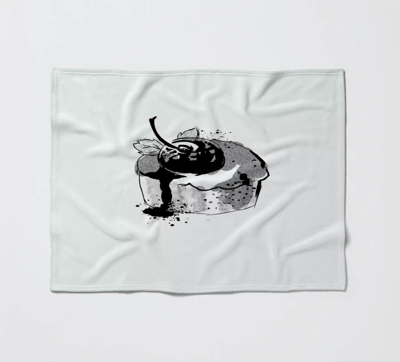 Cherry Cake Fleecedecke von Kateřina Bažantová