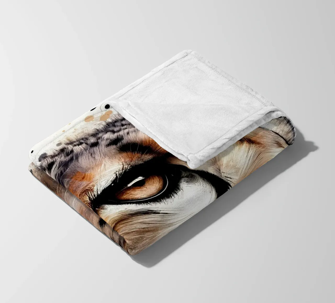 Ghepardo acquerellato coperta in pile da Chromatic Fusion Studio
