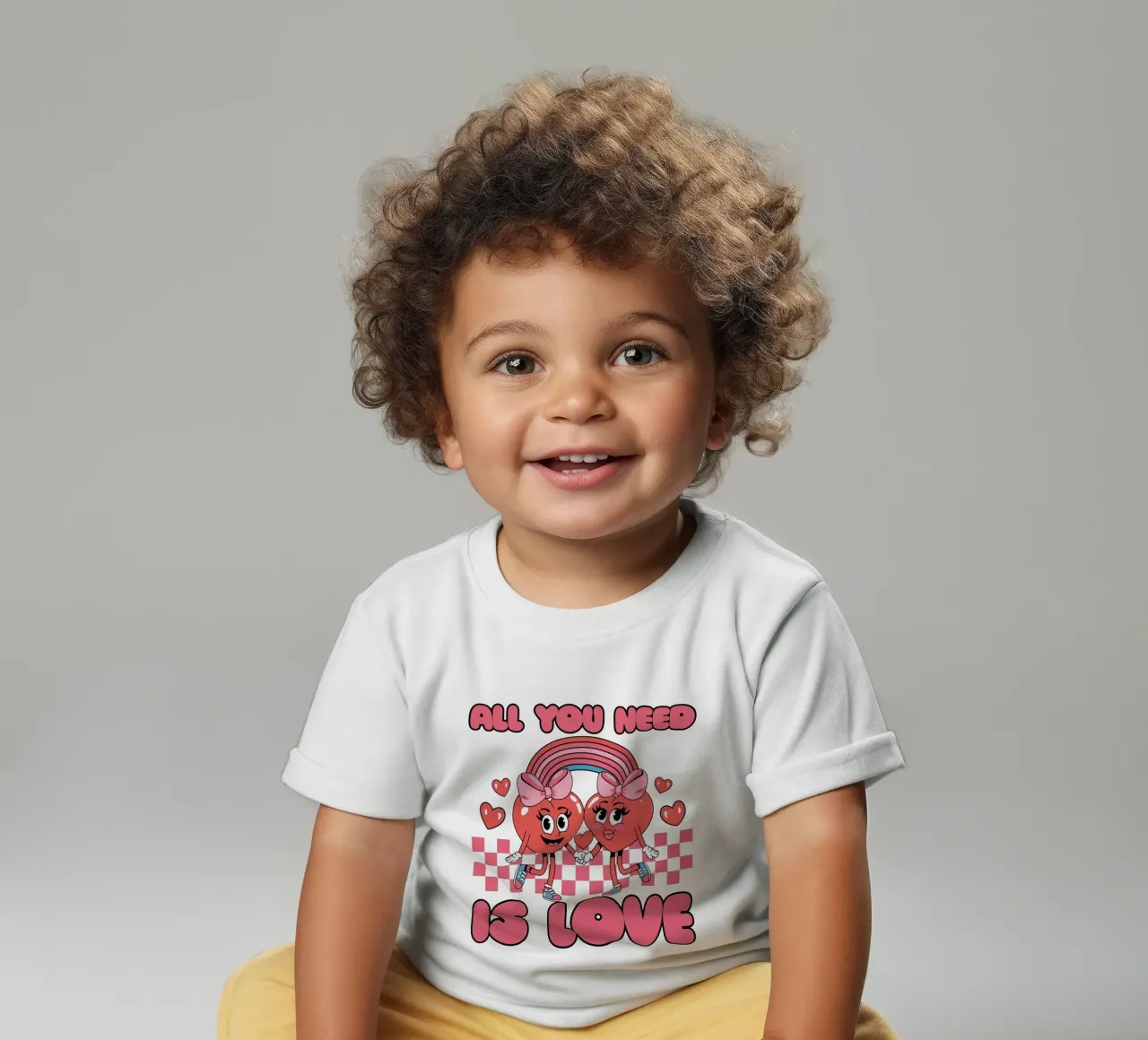 All You Need Is Love baby t-shirt by edsonramosart