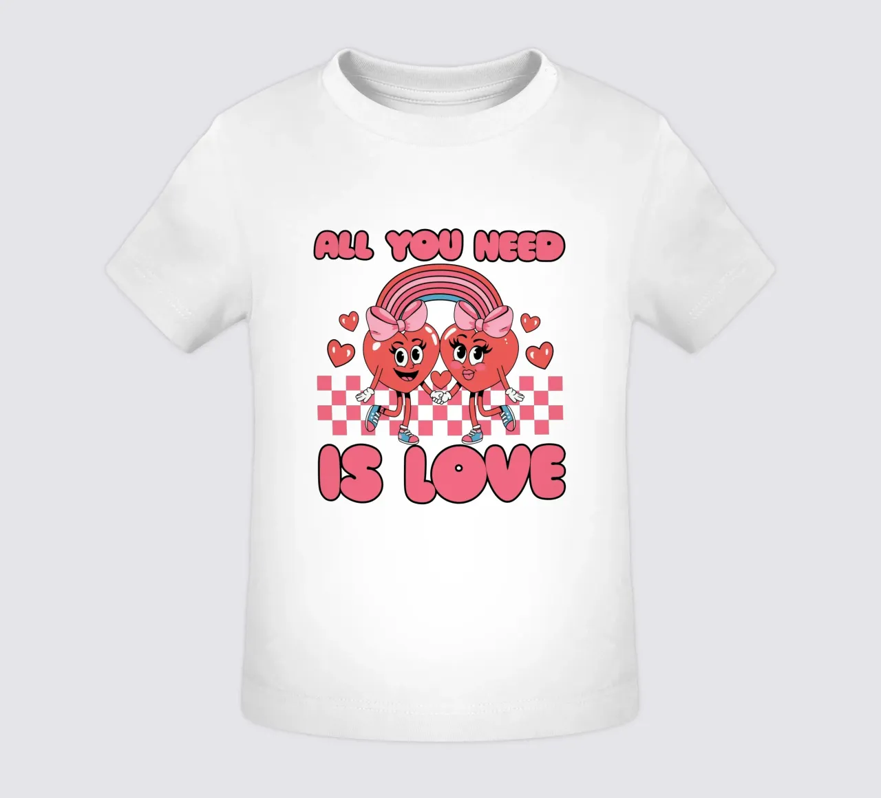 All You Need Is Love baby t-shirt by edsonramosart