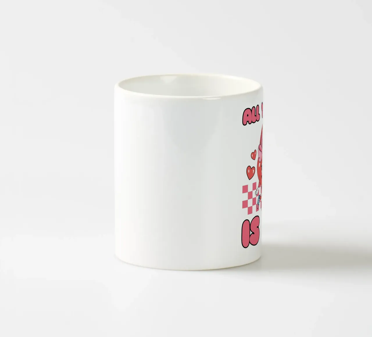 All You Need Is Love tazza in ceramica da edsonramosart