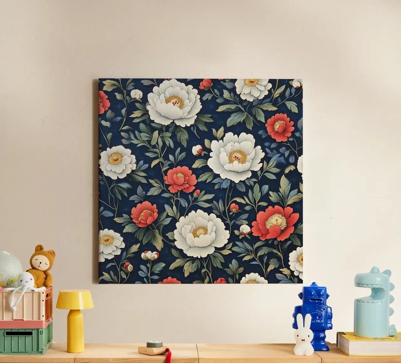 William Morris "Intreccio di splendori floreali" tela con Cornice a cassetta da Botanical Art Studio
