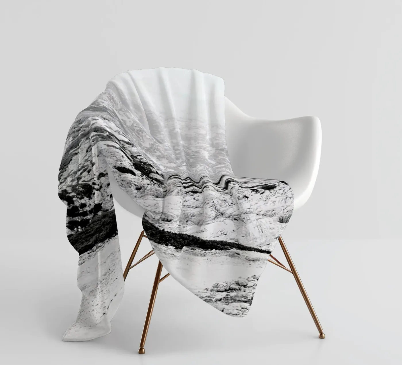 Traces fleece blanket by Picture On The Fridge