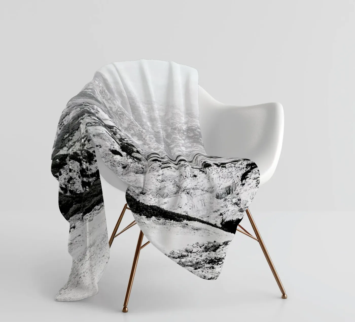 Traces fleece blanket by Picture On The Fridge