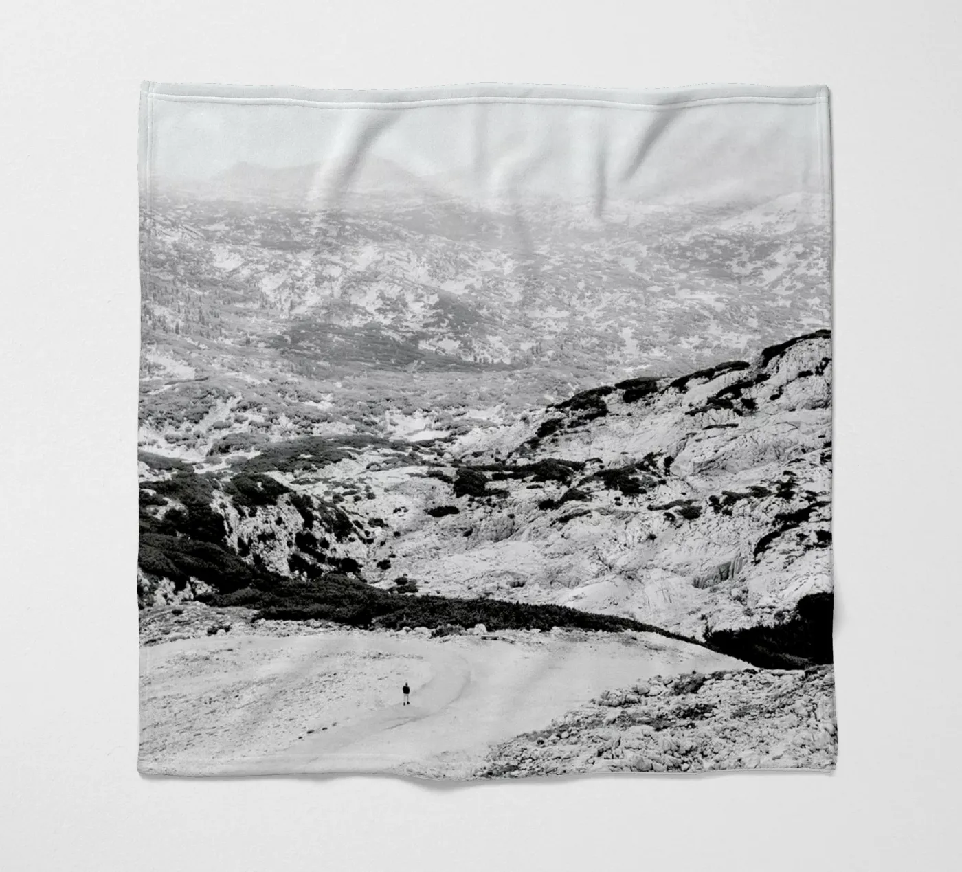 Traces fleece blanket by Picture On The Fridge