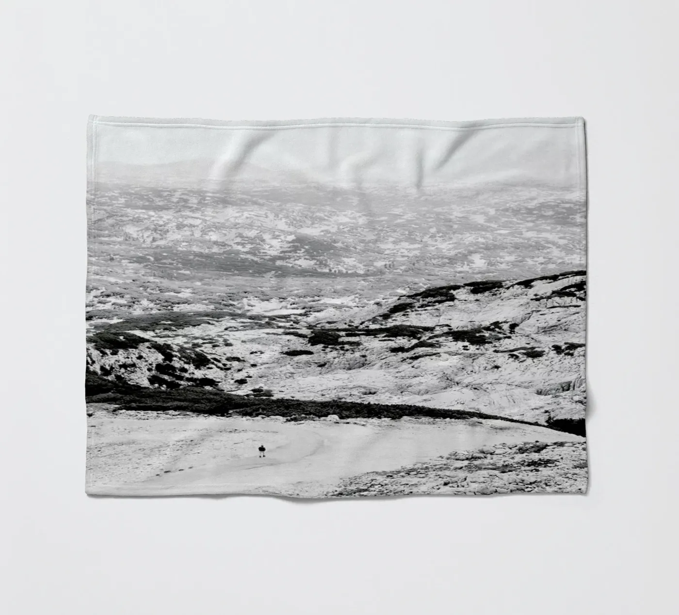 Traces fleece blanket by Picture On The Fridge