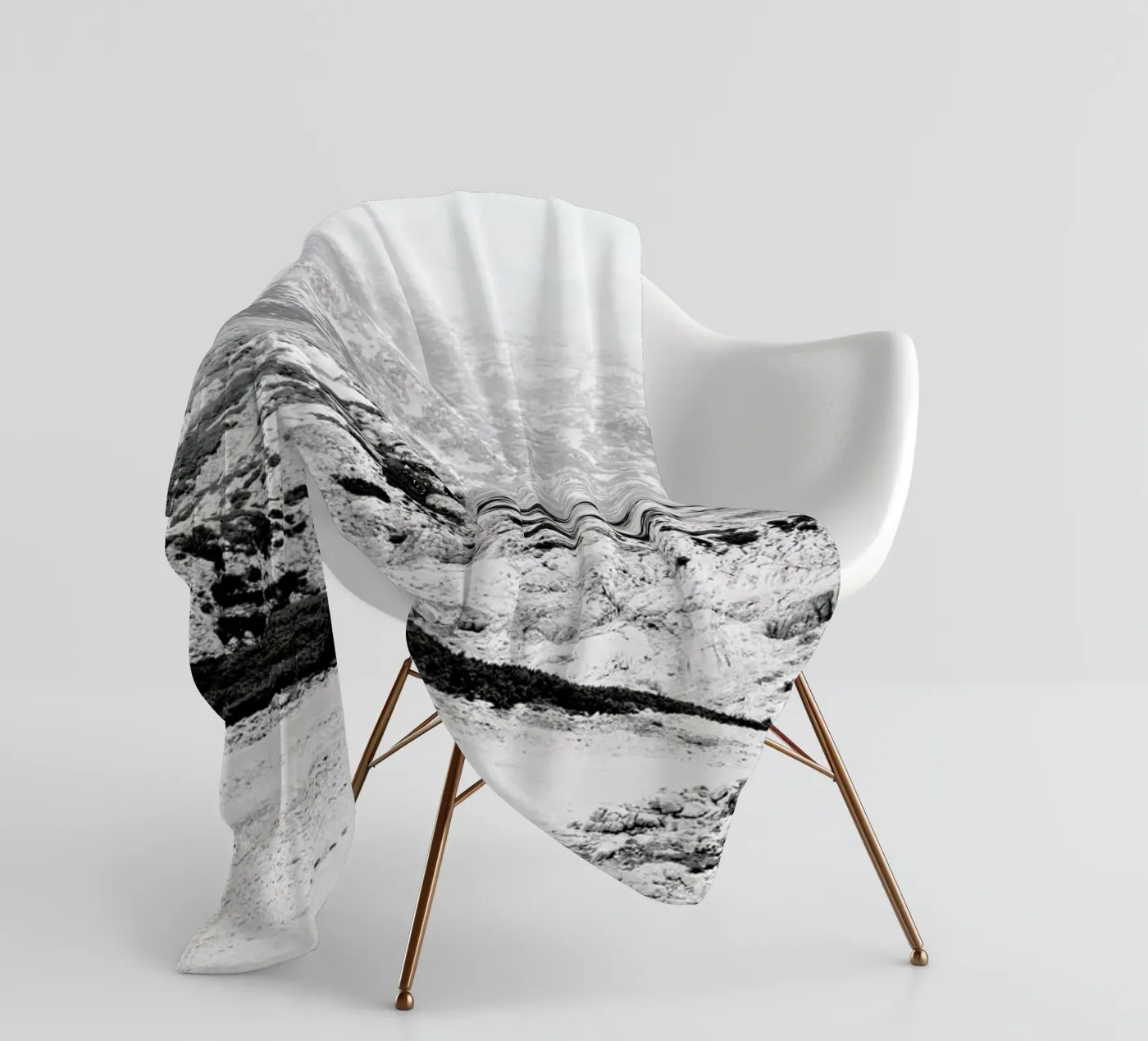 Traces fleece blanket by Picture On The Fridge