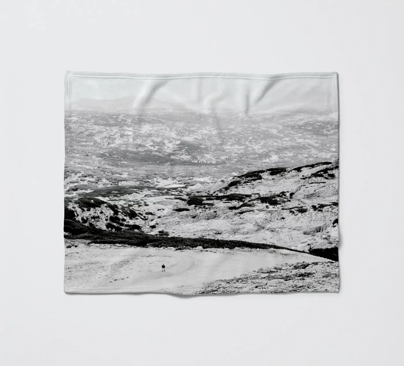 Traces fleece blanket by Picture On The Fridge