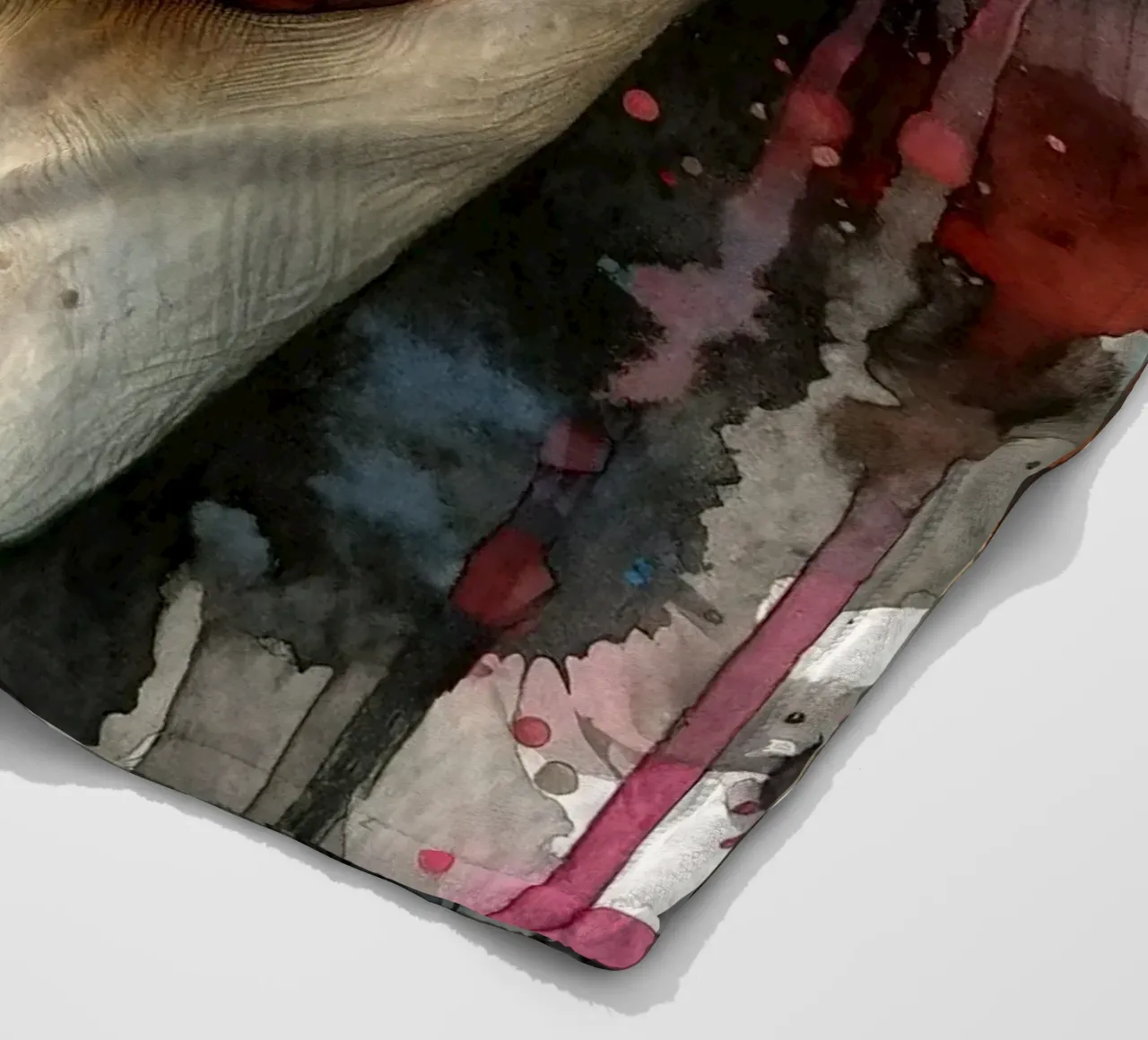 Labbra di donna acquerellate coperta in pile da Chromatic Fusion Studio
