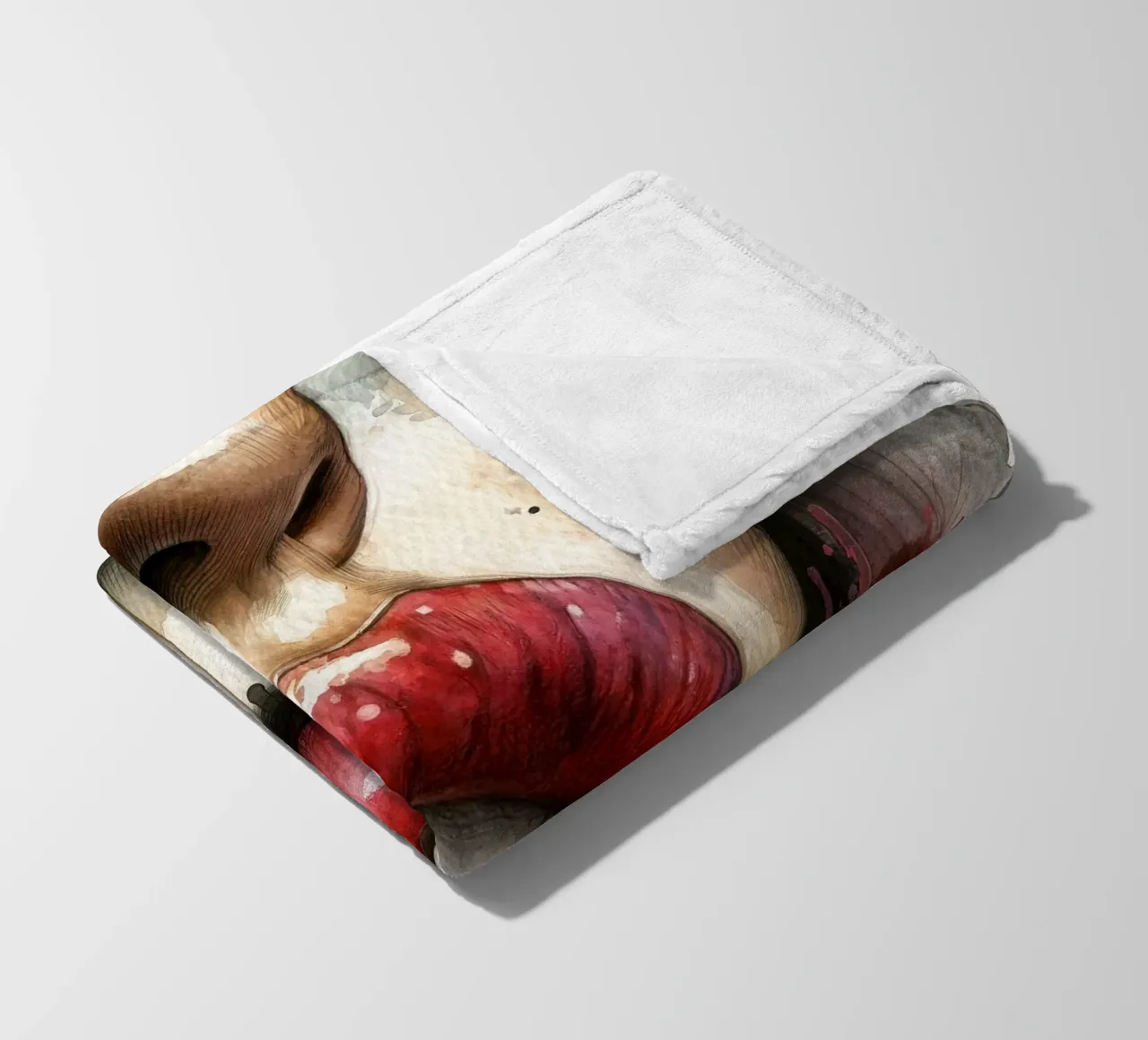 Labbra di donna acquerellate coperta in pile da Chromatic Fusion Studio
