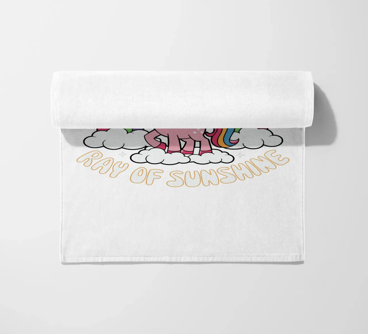 I'm a freakin' ray of sunshine beach towel by edsonramosart