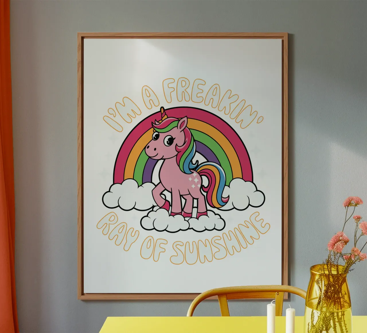 I'm a freakin' ray of sunshine forex plate by edsonramosart