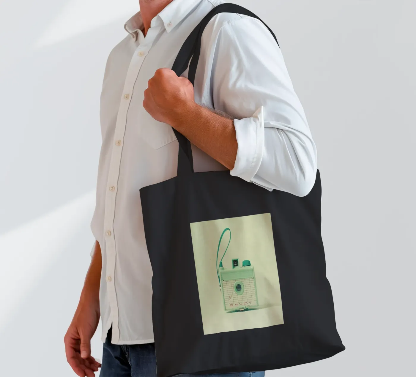 Mint tote bag by Cassia Beck Photography
