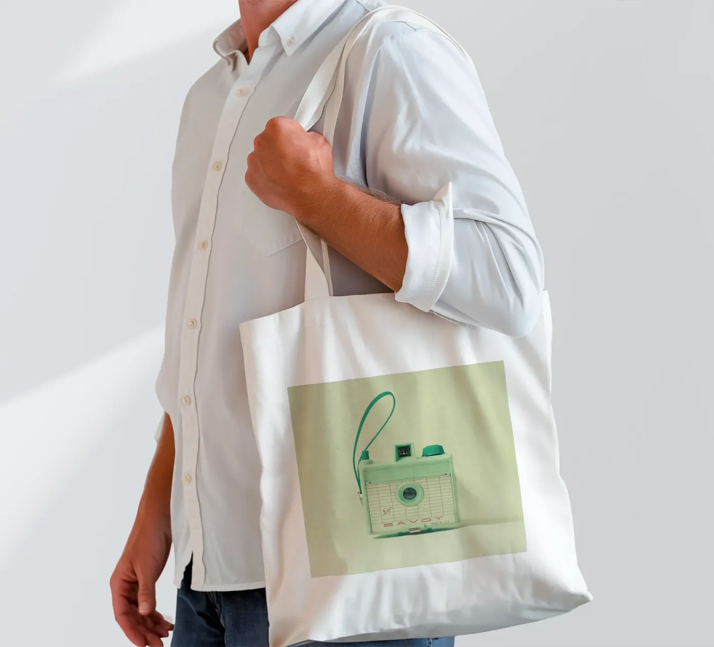 Mint tote bag by Cassia Beck Photography