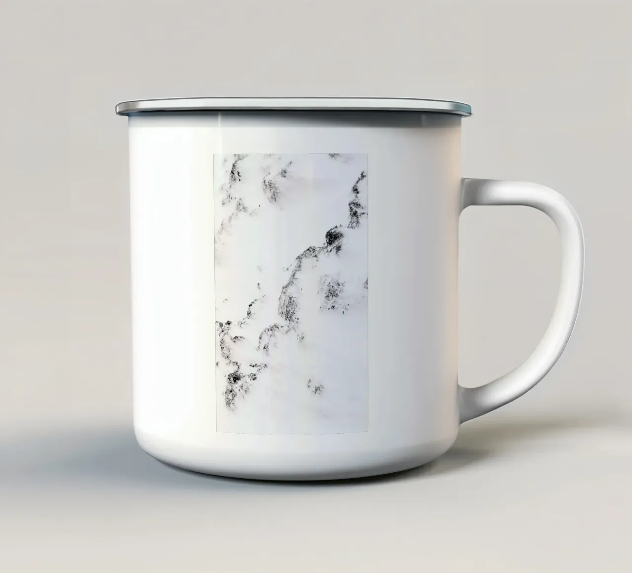 Waves Emaille Tasse von Picture On The Fridge