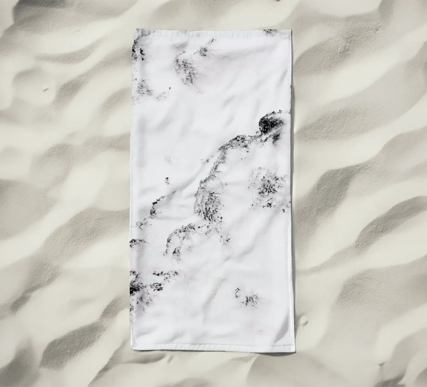 Waves beach towel by Picture On The Fridge