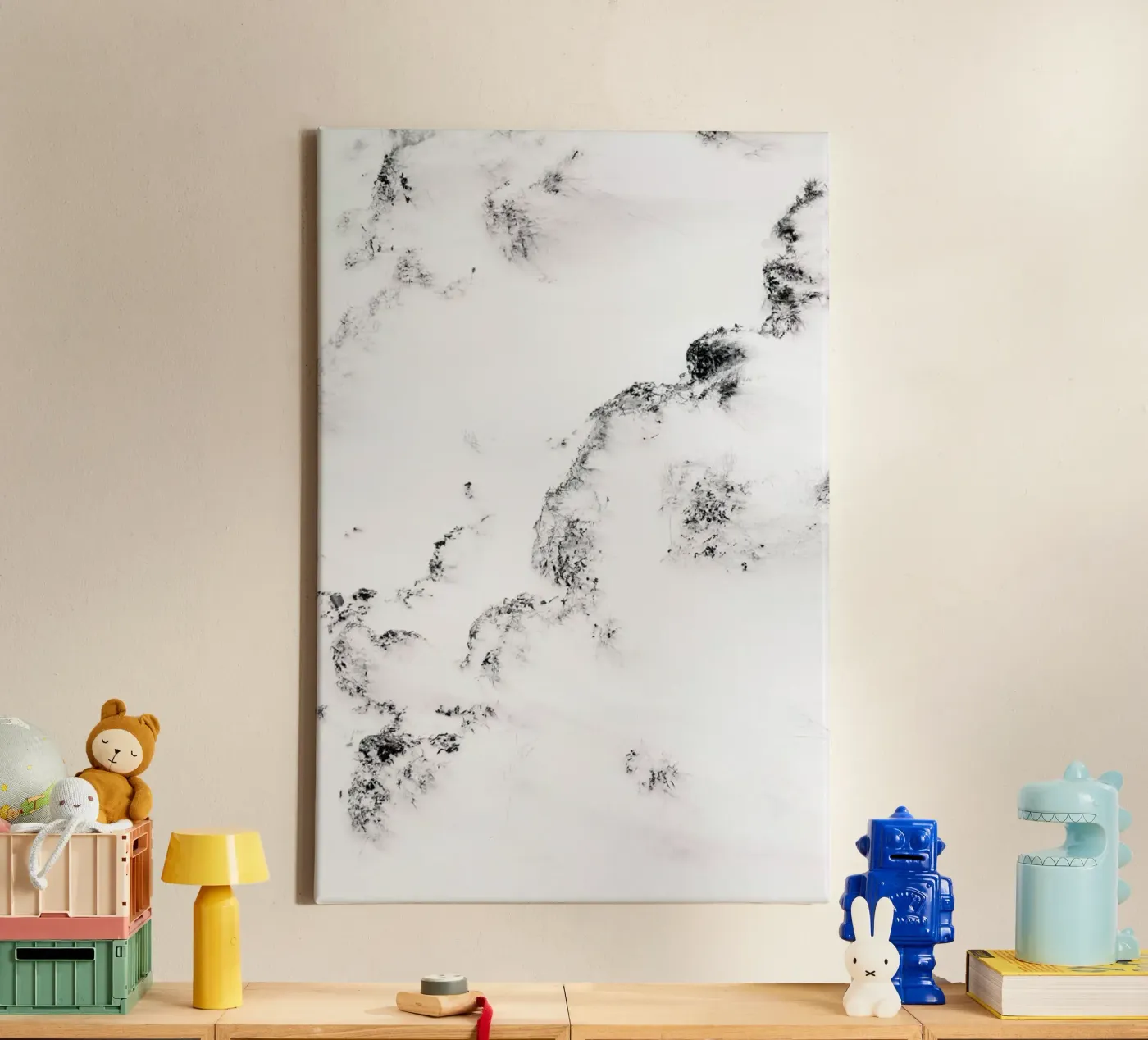Waves canvas by Picture On The Fridge