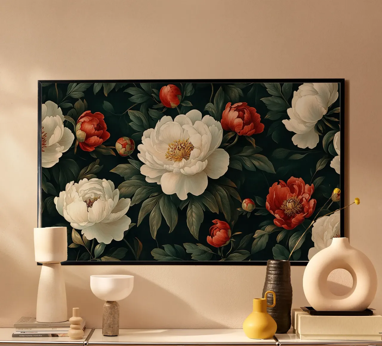 William Morris "Sussurri dei giardini selvaggi" poster con telaio in plastica da Botanical Art Studio