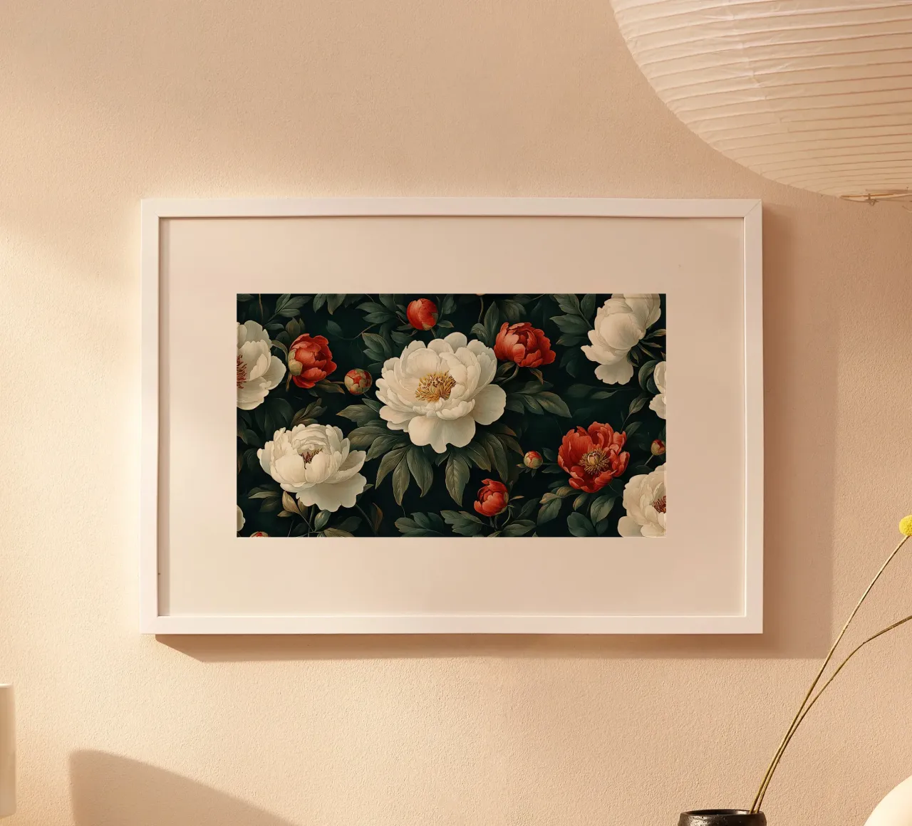 William Morris "Sussurri dei giardini selvaggi" poster con telaio in plastica da Botanical Art Studio