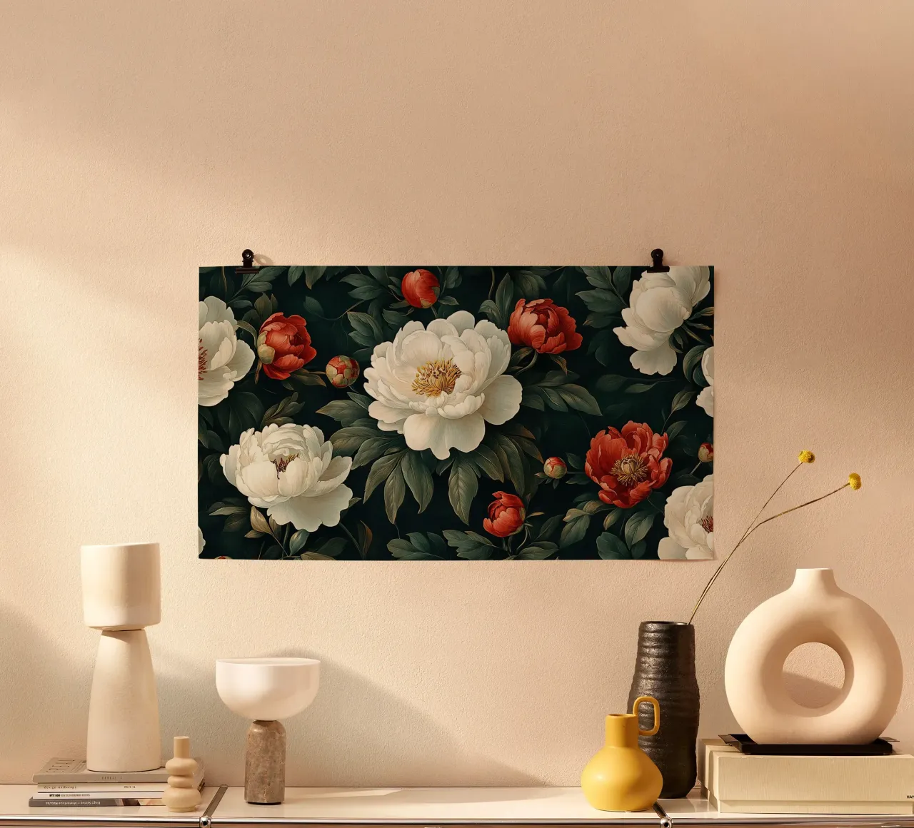 William Morris "Sussurri dei giardini selvaggi" poster con telaio in plastica da Botanical Art Studio