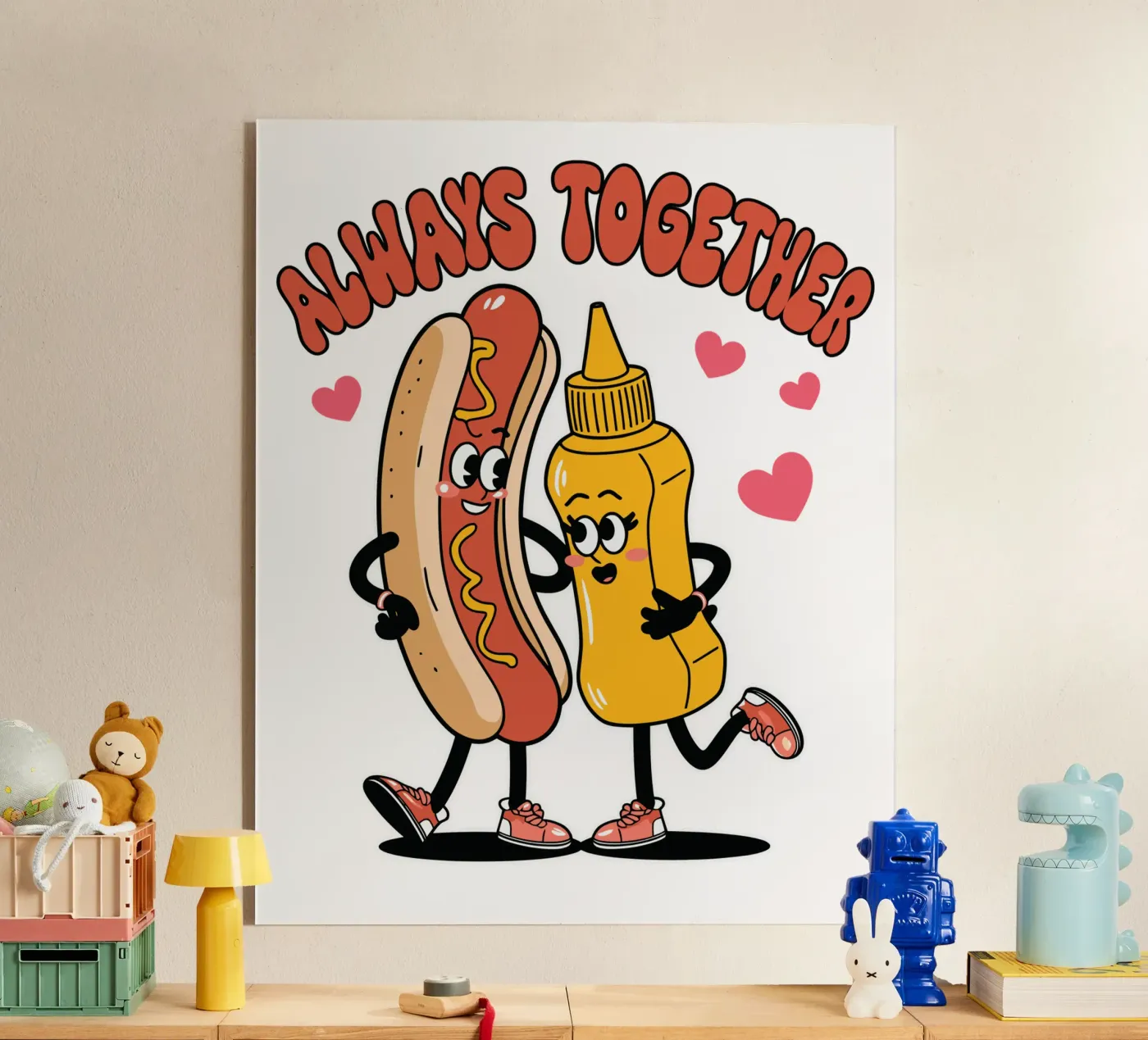 ALWAYS TOGETHER Acryl-Glas von edsonramosart