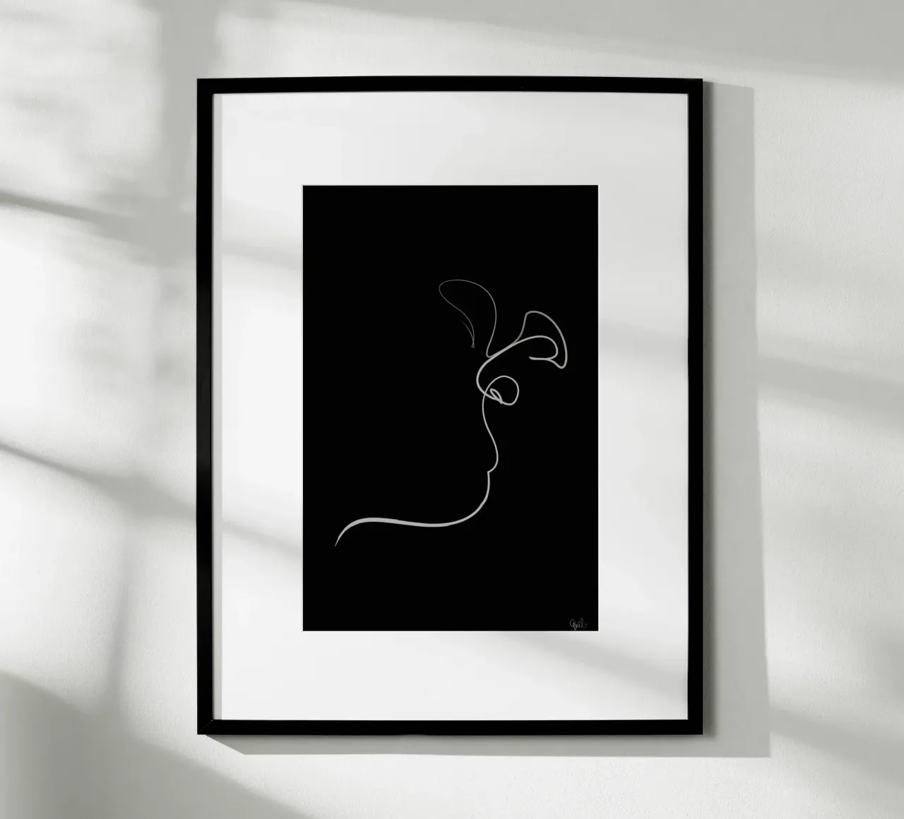 First Kiss of 2016 Noir carta hahnemühle da Quibe