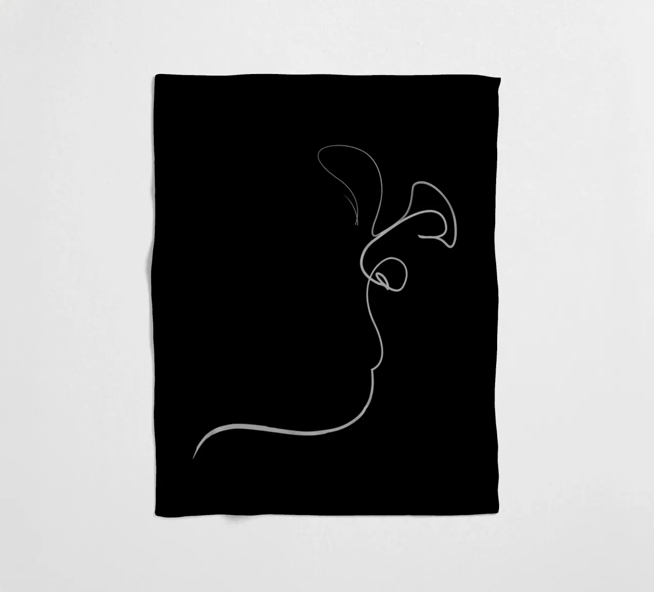 First Kiss of 2016 Noir coperta in pile da Quibe