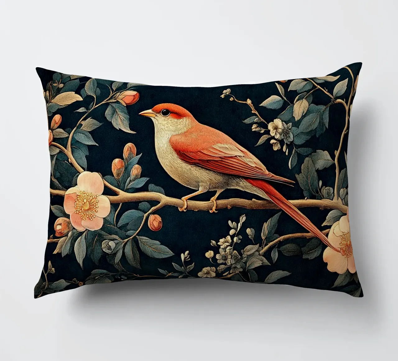 William Morris "Tra i viticci e le piume" cuscino da Botanical Art Studio