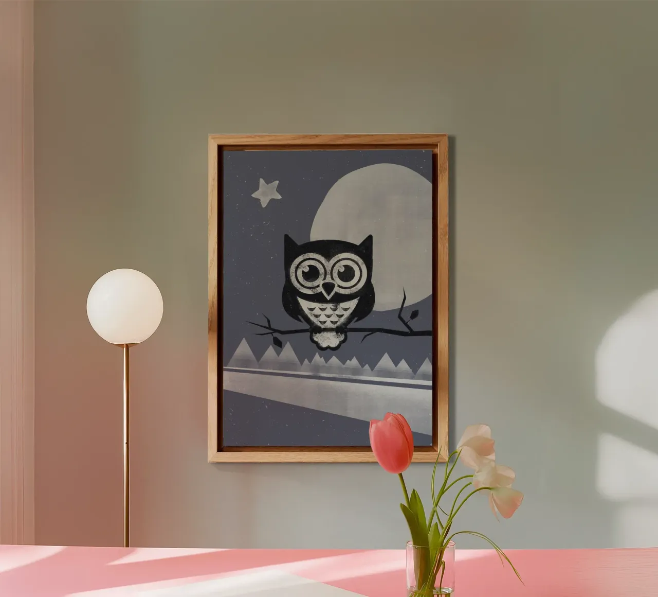 Winter Eule forex plate by lazydaypaper