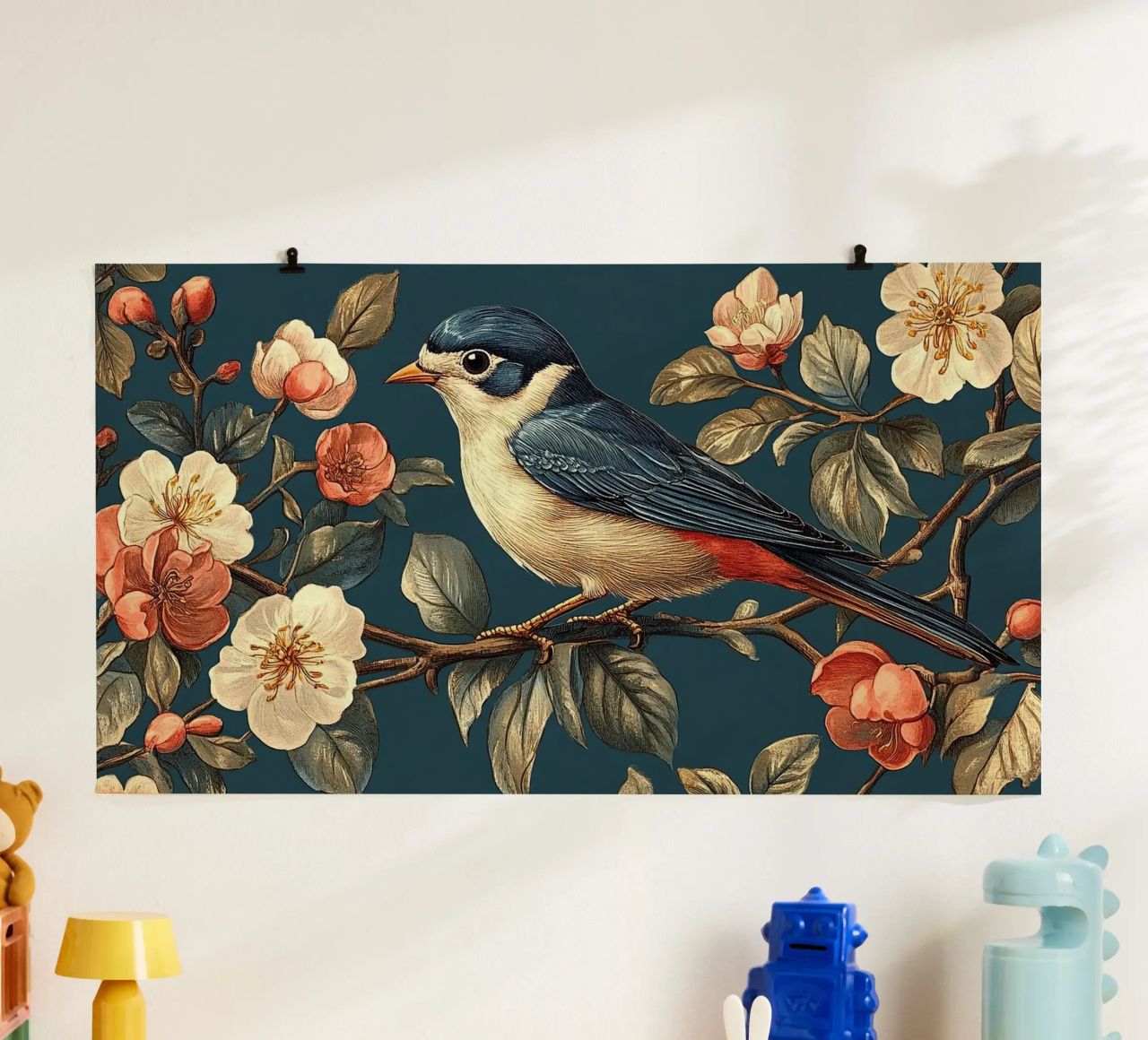 William Morris "Harmony of Nature" poster by Botanical Art Studio