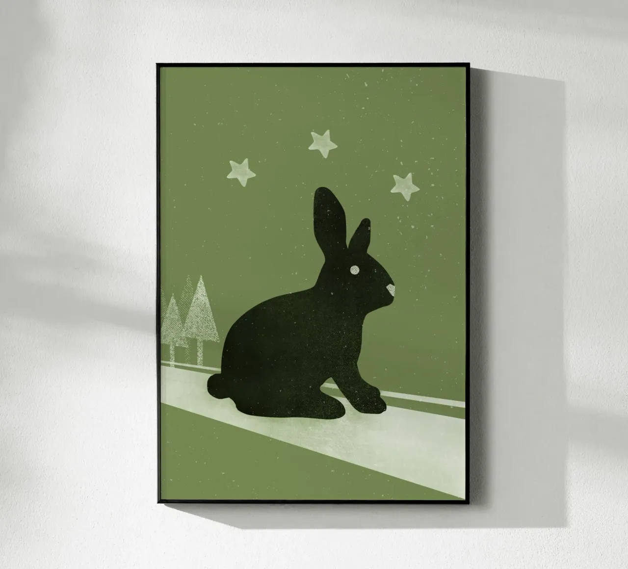 Winter Hase plexiglass da lazydaypaper