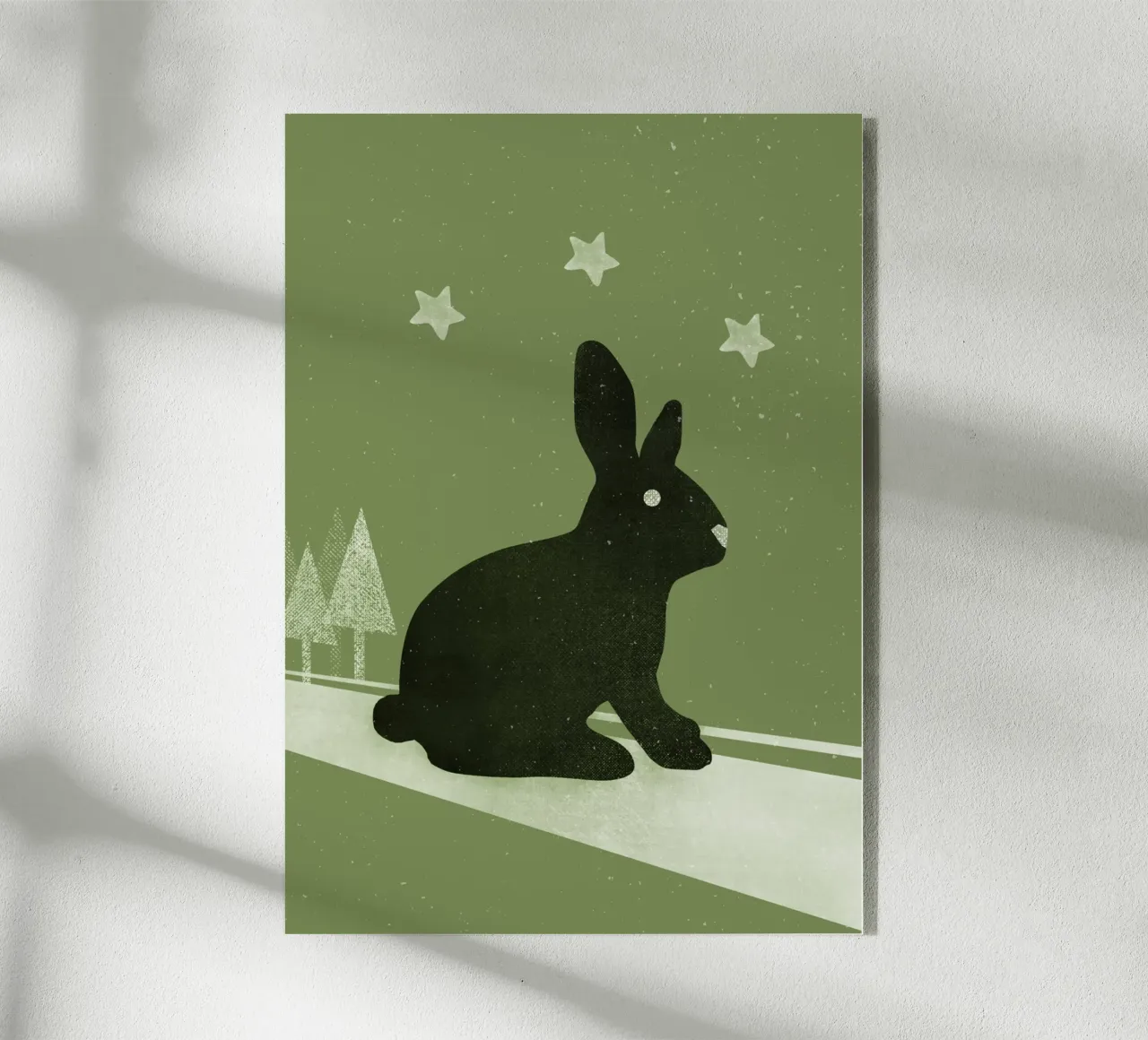Winter Hase plexiglass da lazydaypaper