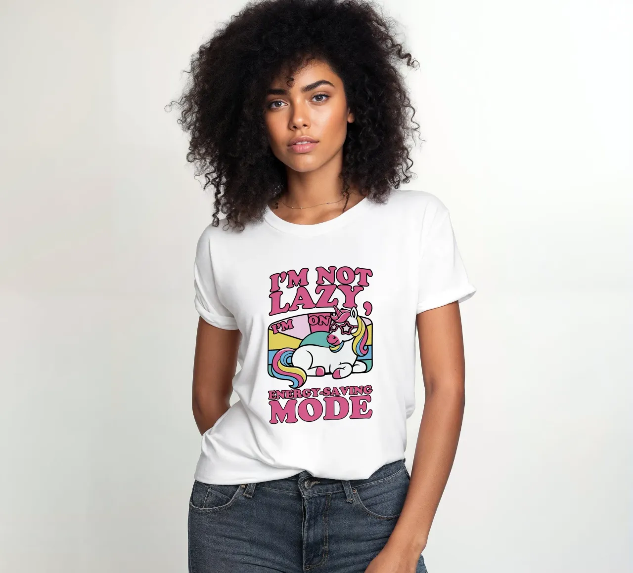 I'm on energy-saving mode t-shirt da donna da edsonramosart