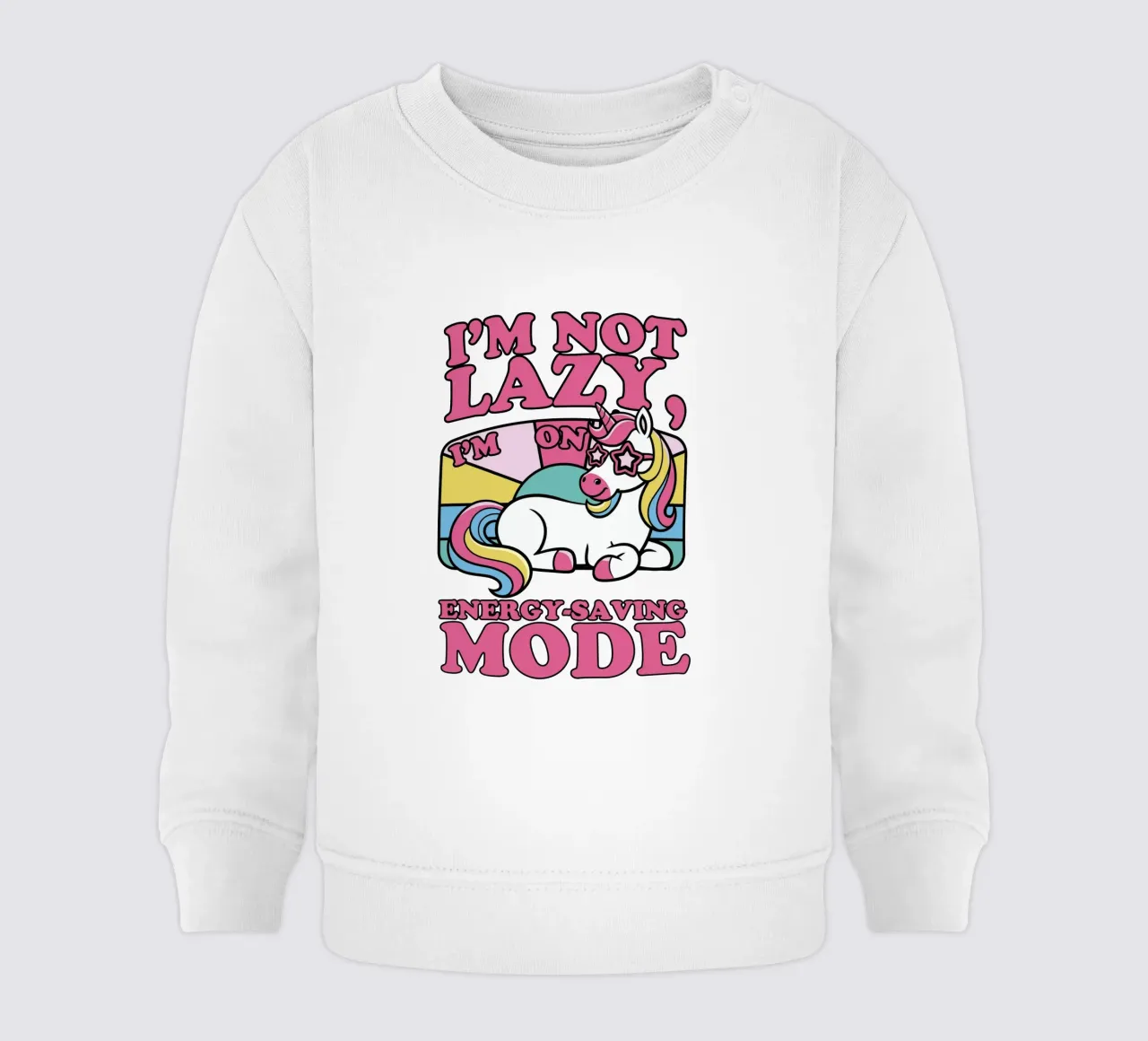 I'm on energy-saving mode felpa neonato da edsonramosart