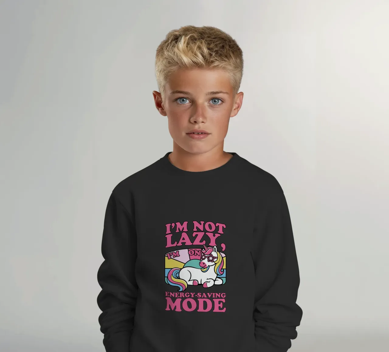 I'm on energy-saving mode felpa bambino da edsonramosart