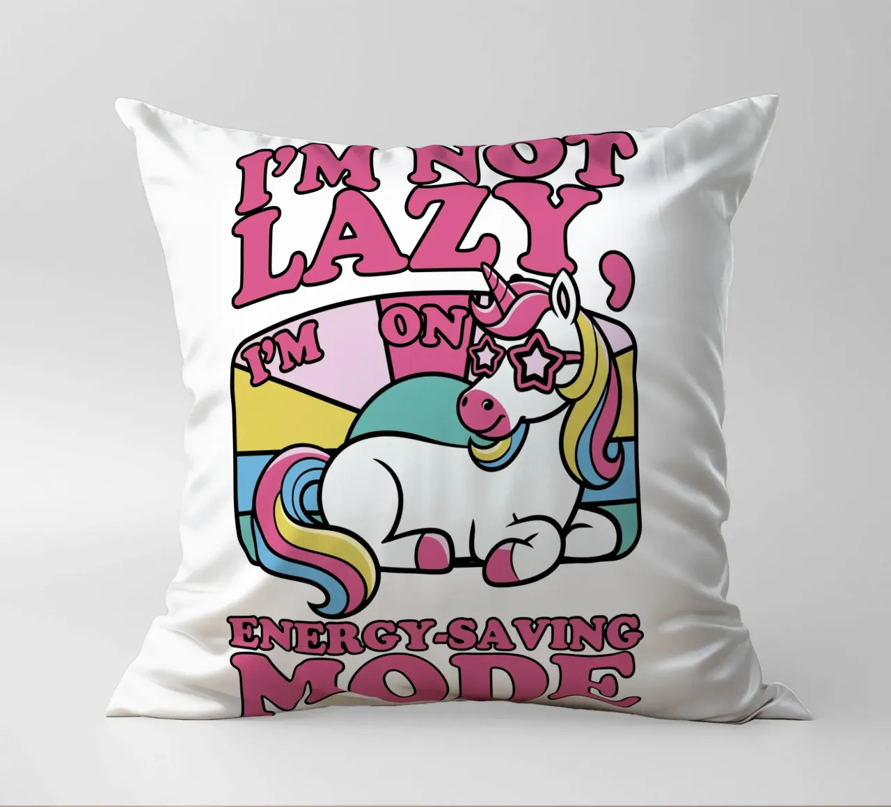 I'm on energy-saving mode cuscino da edsonramosart