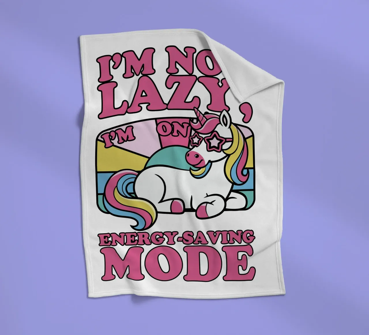 I'm on energy-saving mode coperta in pile da edsonramosart