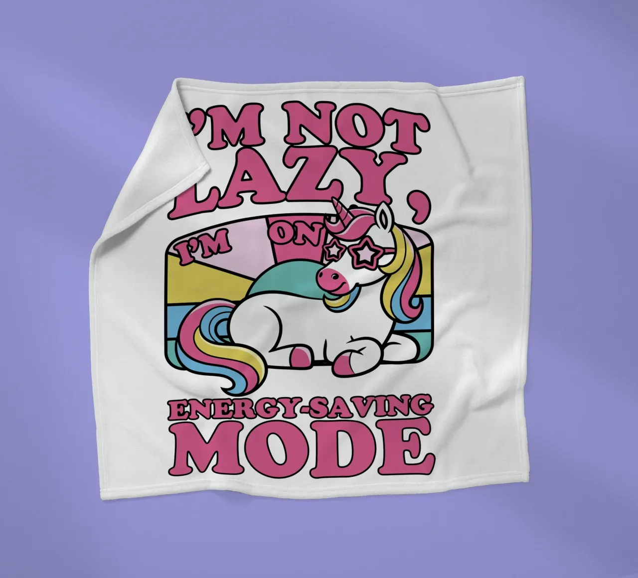 I'm on energy-saving mode coperta in pile da edsonramosart