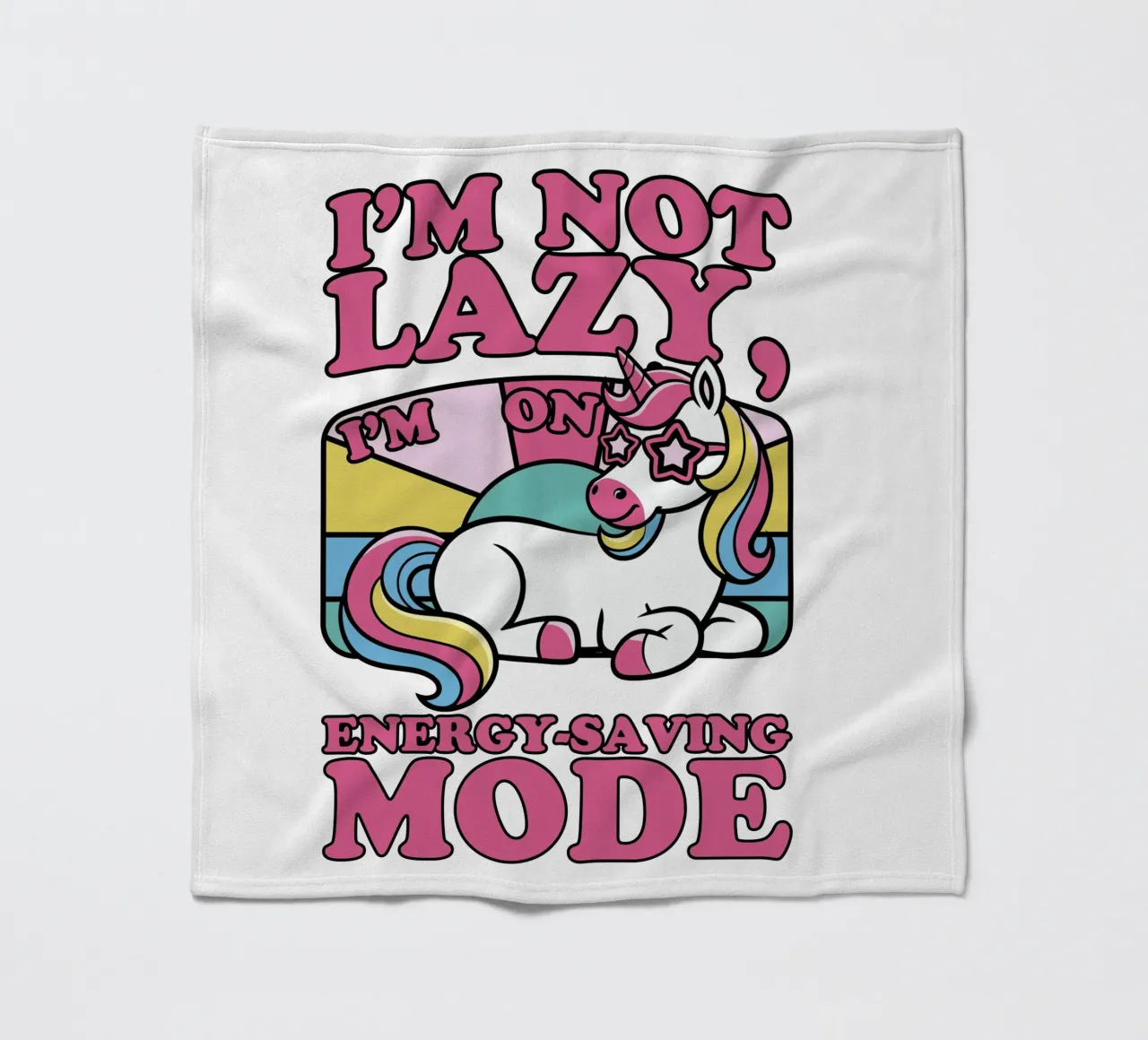 I'm on energy-saving mode coperta in pile da edsonramosart