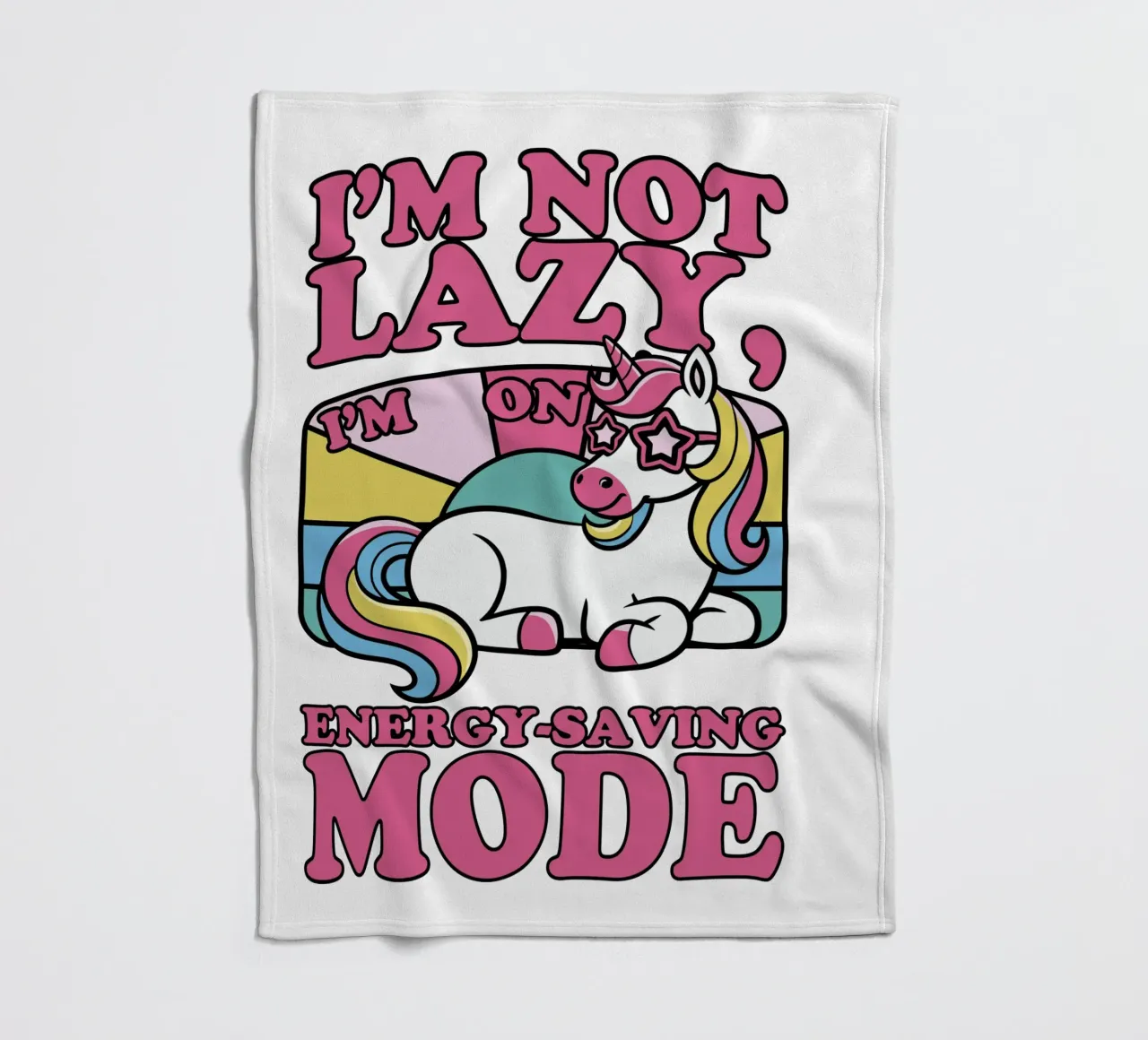 I'm on energy-saving mode coperta in pile da edsonramosart