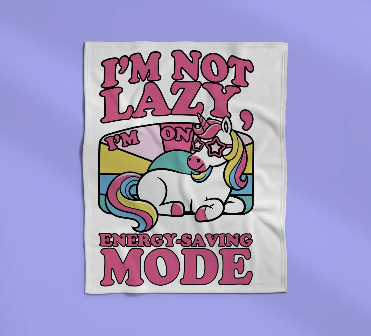 I'm on energy-saving mode coperta in pile da edsonramosart