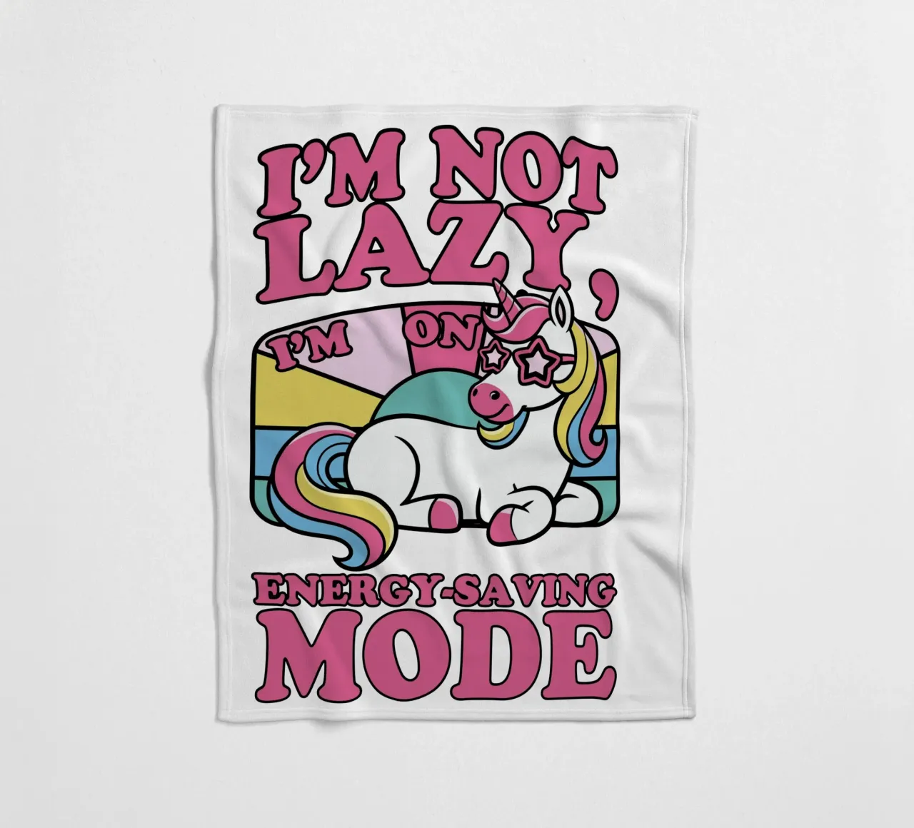 I'm on energy-saving mode coperta in pile da edsonramosart