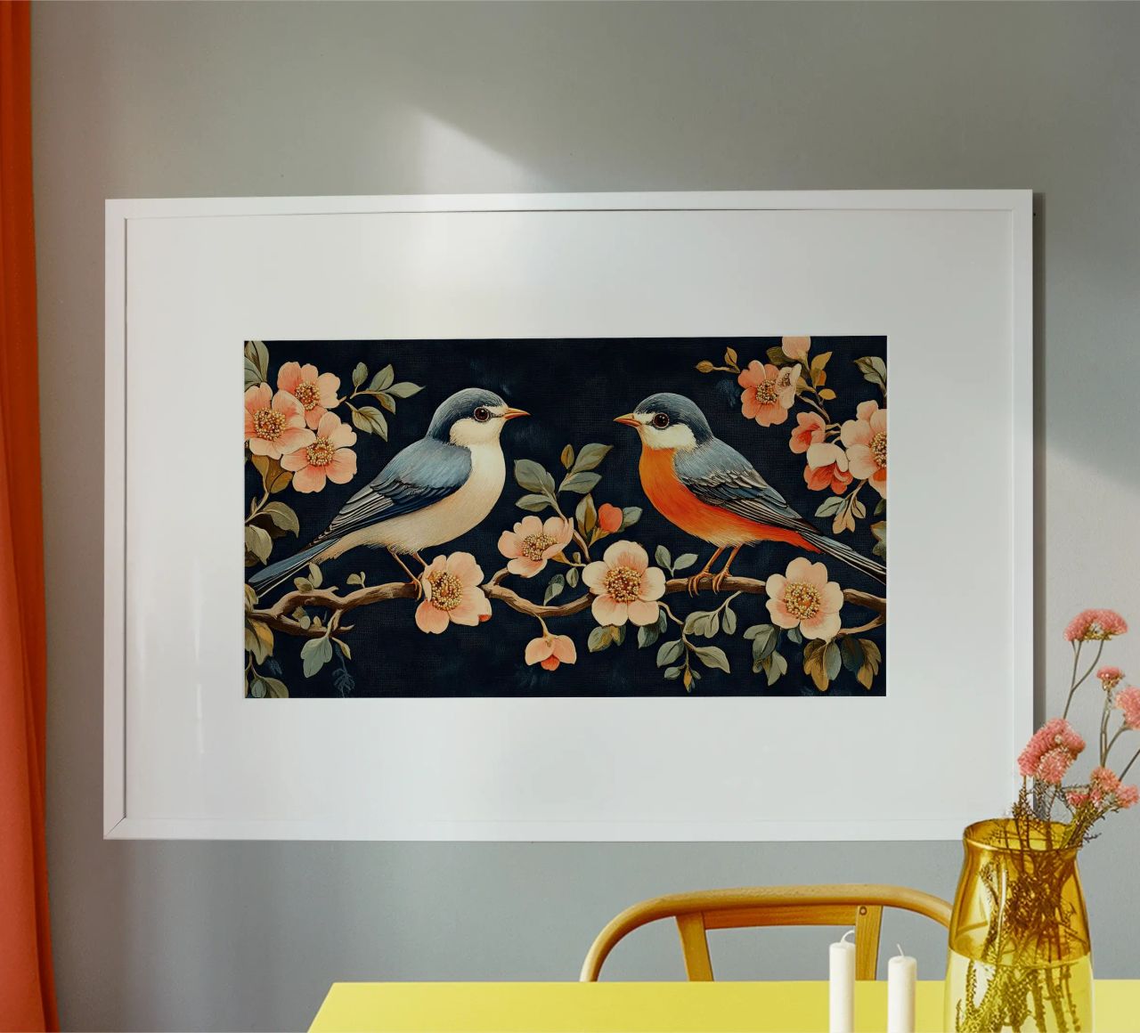 William Morris "Forest whispers and the sound of birds" poster by Botanical Art Studio