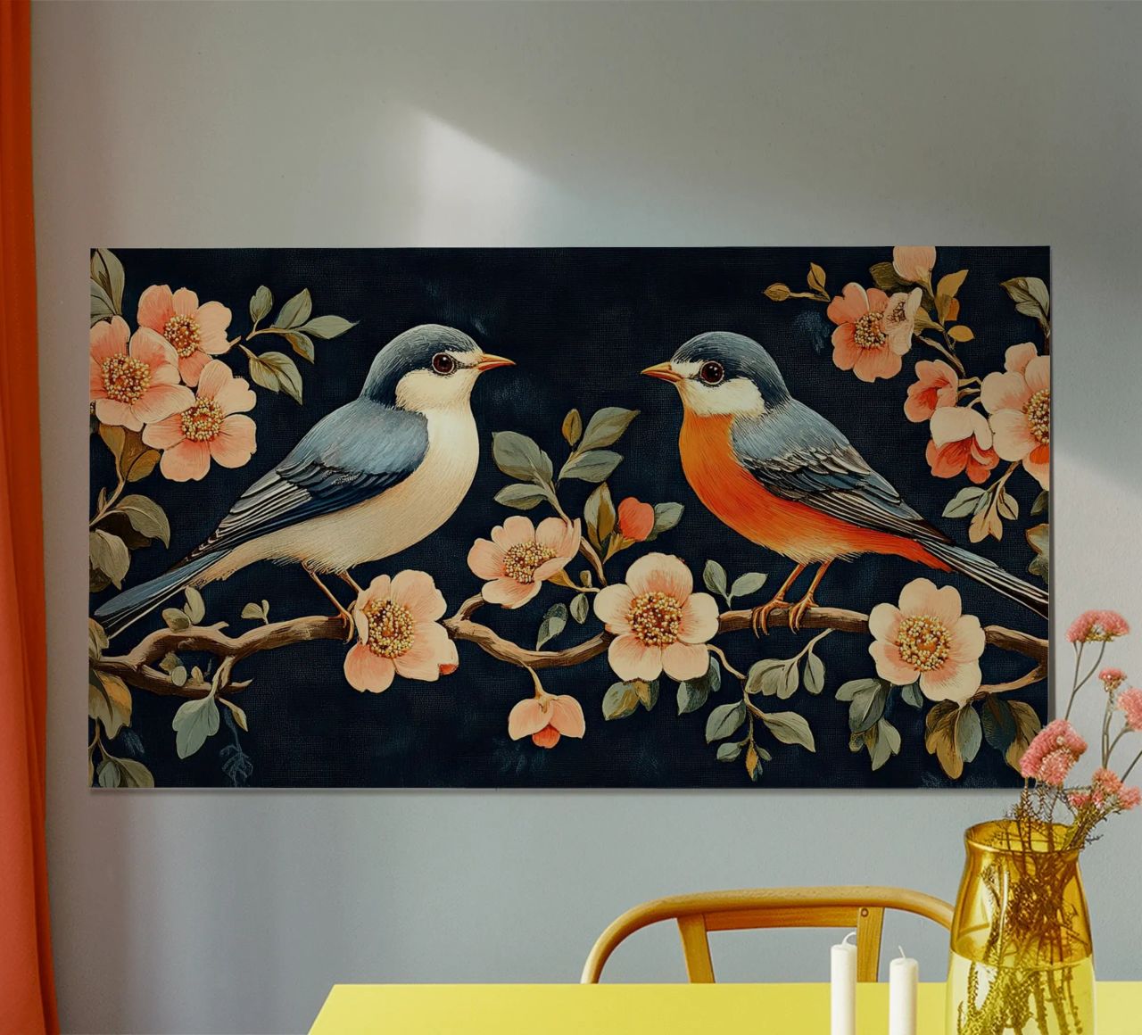 William Morris "Forest whispers and the sound of birds" poster by Botanical Art Studio
