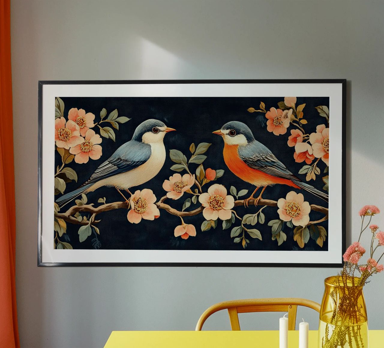 William Morris "Forest whispers and the sound of birds" poster by Botanical Art Studio